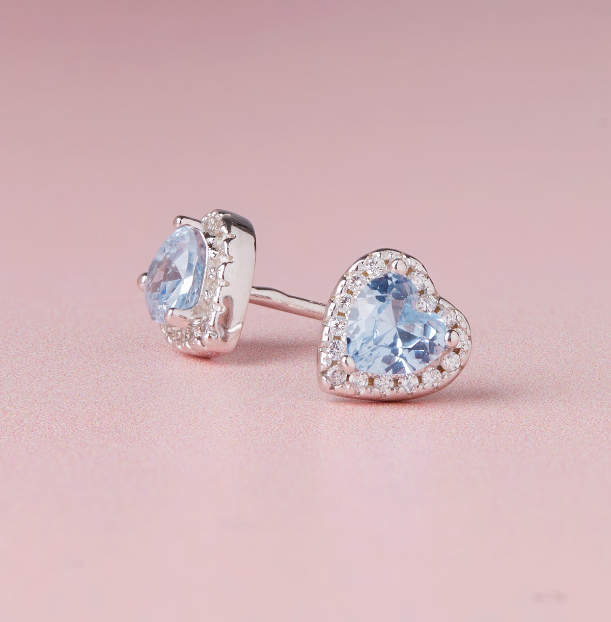 March Birthstone Earrings Aquamarine