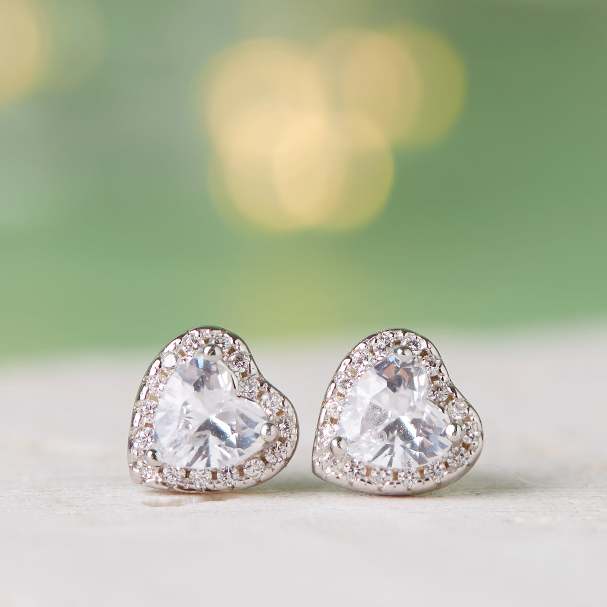 April Birthstone Earrings Diamond