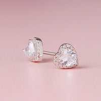April Birthstone Earrings Diamond