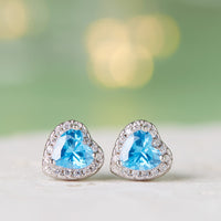 September Birthstone Earrings Sapphire