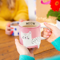 Ceramic Cat Footed Mug