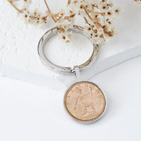 100th Birthday 1926 Farthing Coin Keyring