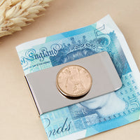 100th Birthday 1926 Farthing Coin Money Clip