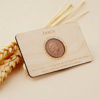 18th Birthday 2007 Penny Personalised Wallet Card