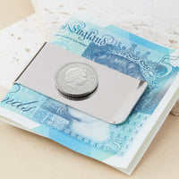 18th Birthday 2008 Five Pence Coin Money Clip
