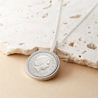 18th Birthday 2008 Five Pence Coin Necklace Pendant