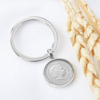 21st Birthday 2005 Five Pence Coin Keyring