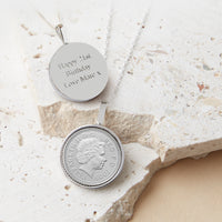 21st Birthday 2005 Five Pence Coin Necklace Pendant