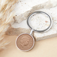 21st Birthday 2005 Penny Coin Keyring