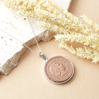 21st Birthday 2005 Penny Coin Pendant Necklace