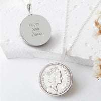 30th Birthday 1995 Five Pence 5p Necklace