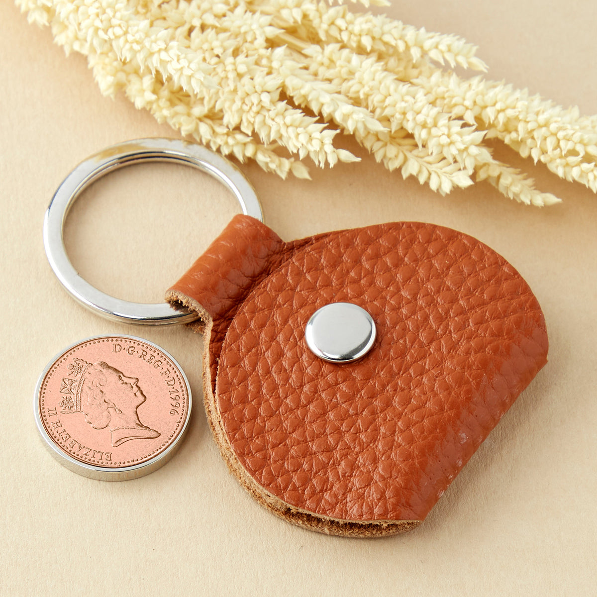 30th Birthday 1996 Penny Coin Keyring