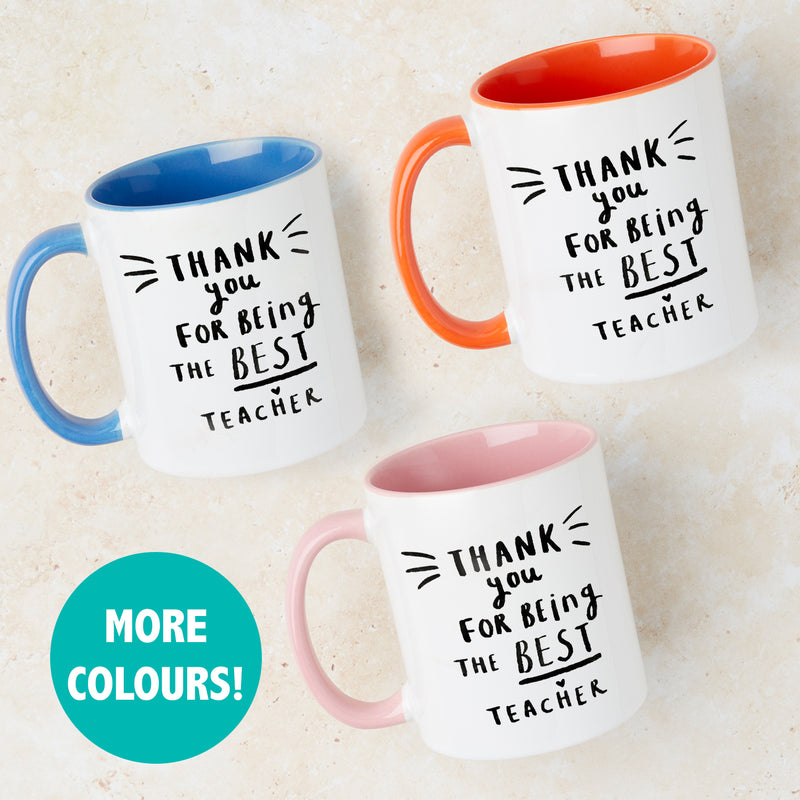 Thank You For Being The Best Teacher' Mug