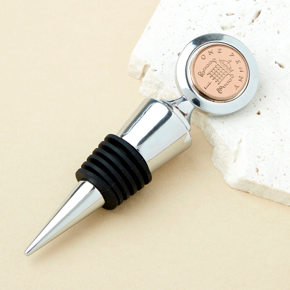 40th Birthday 1986 Penny Coin Bottle Stopper
