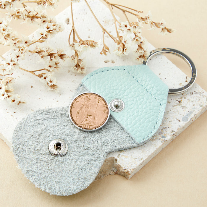 90th Birthday 1936 Farthing Keepsake Coin Keyring