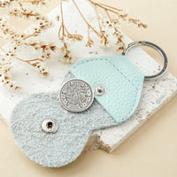 90th Birthday 1936 Sixpence Keepsake Coin Keyring