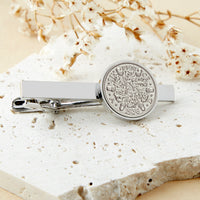 90th Birthday 1936 Sixpence Year Coin Tie Clip