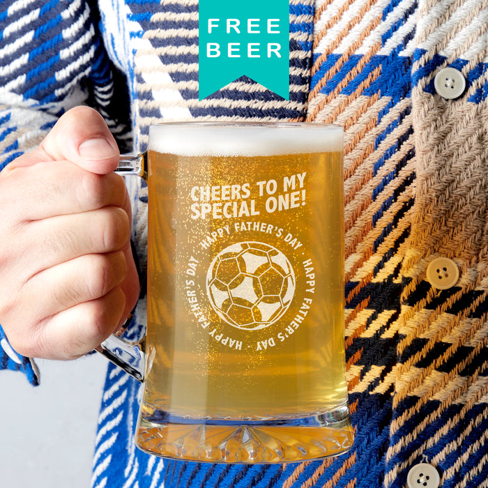 'Special One' Father's Day Football Beer Tankard
