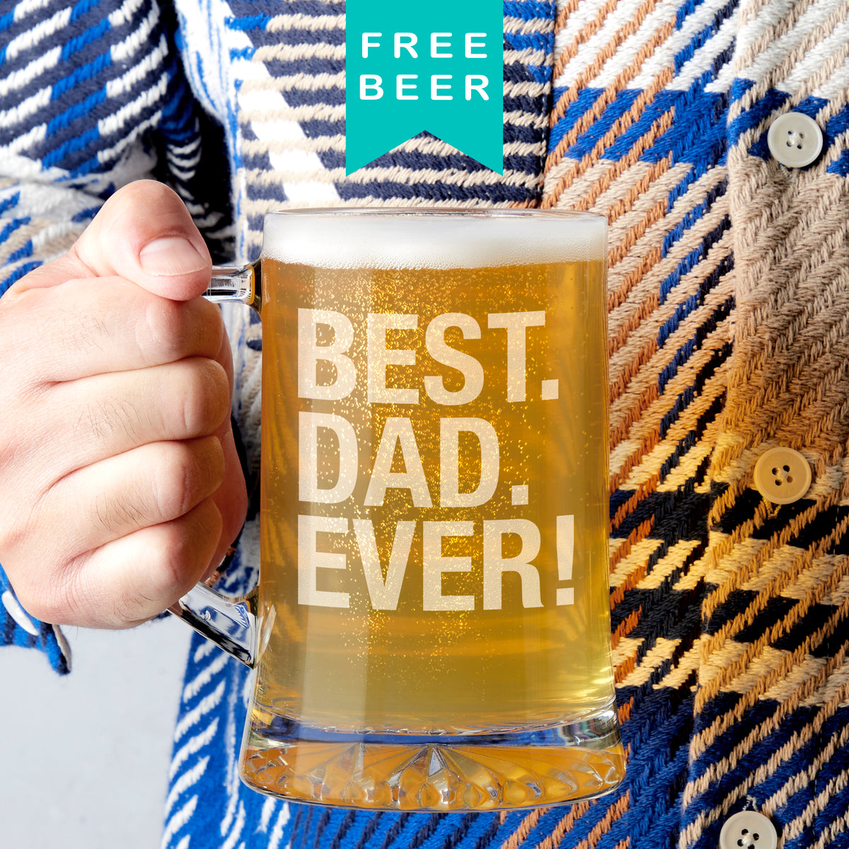 Best Dad Ever! Father's Day Beer Tankard