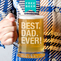 Best Dad Ever! Father's Day Beer Tankard