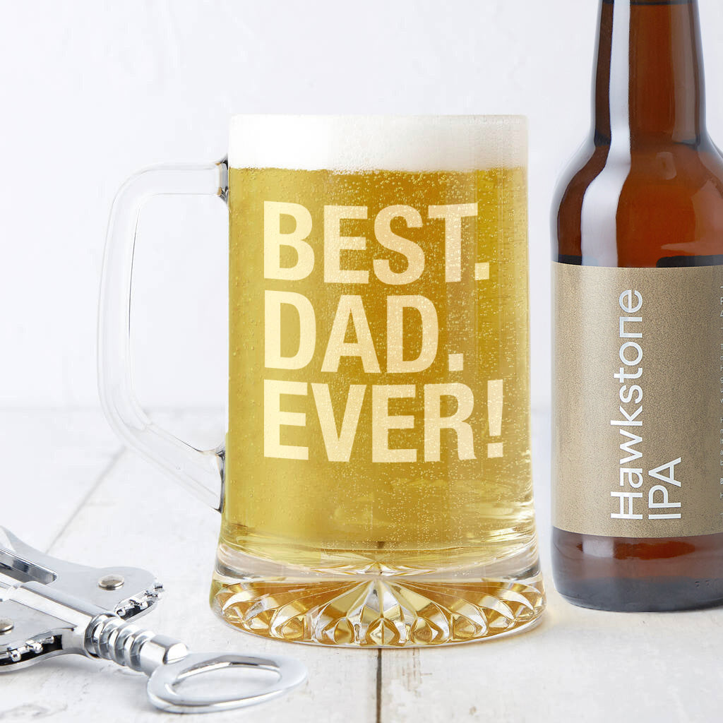 Best Dad Ever! Father's Day Beer Tankard