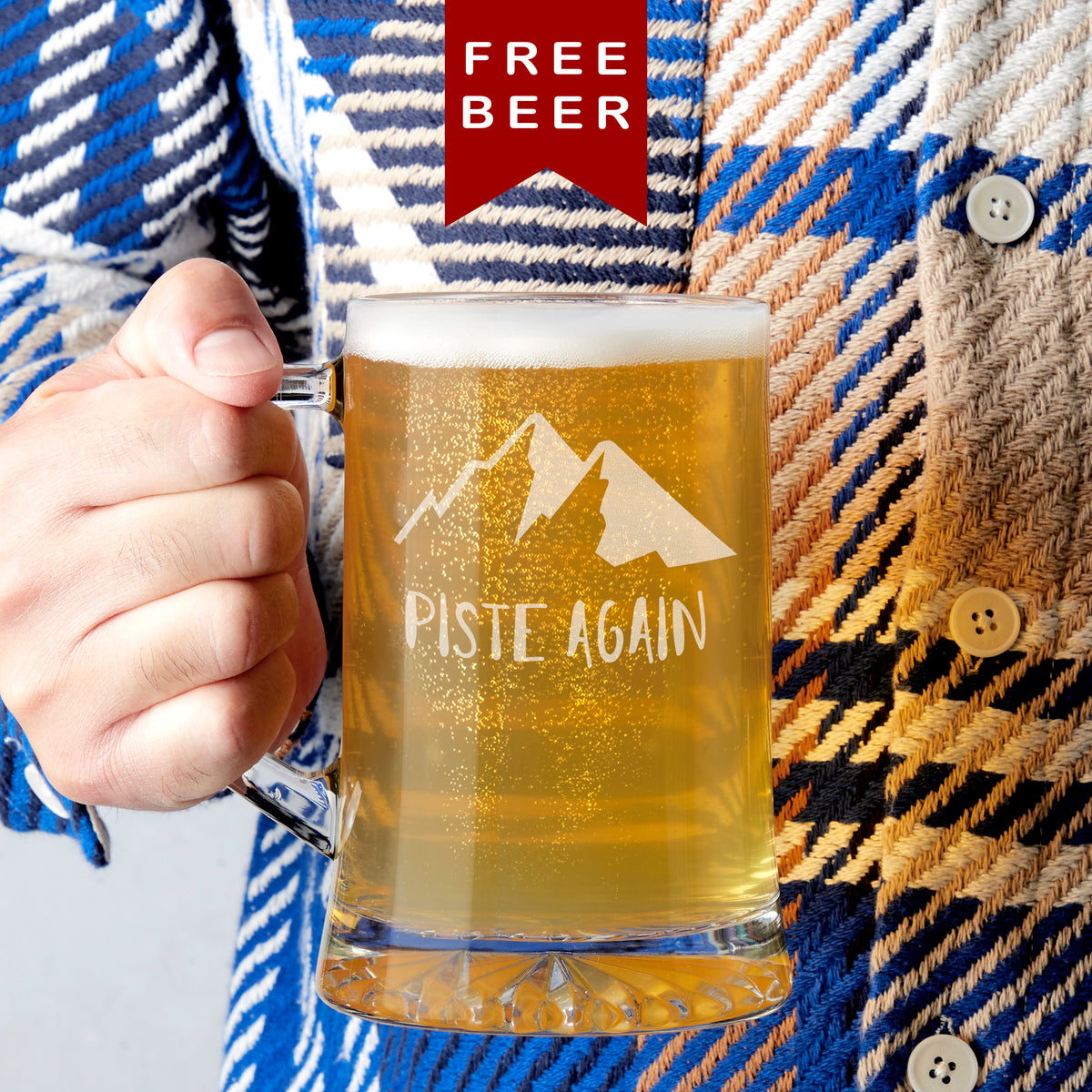 Piste Again Beer Tankard