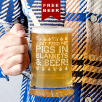 Pigs In Blankets And Beer Glass Beer Tankard