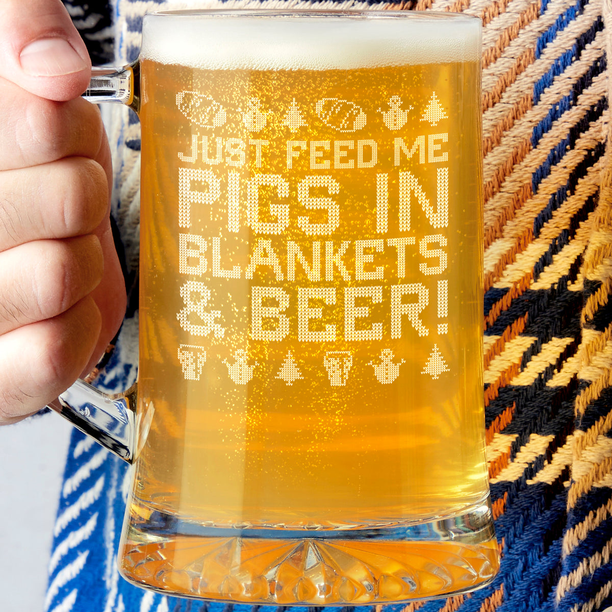Pigs In Blankets And Beer Glass Beer Tankard