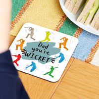 Choose Your Message Cricket Coaster