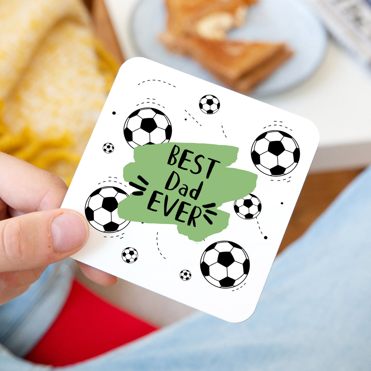 Choose Your Message Football Coaster