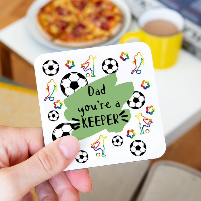 Choose Your Message Football Coaster