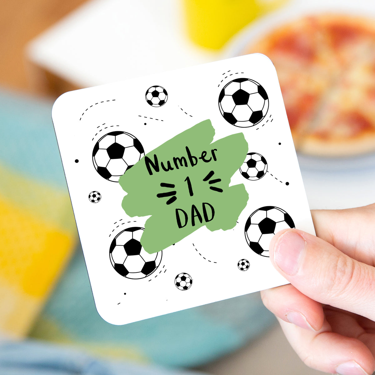 Choose Your Message Football Coaster