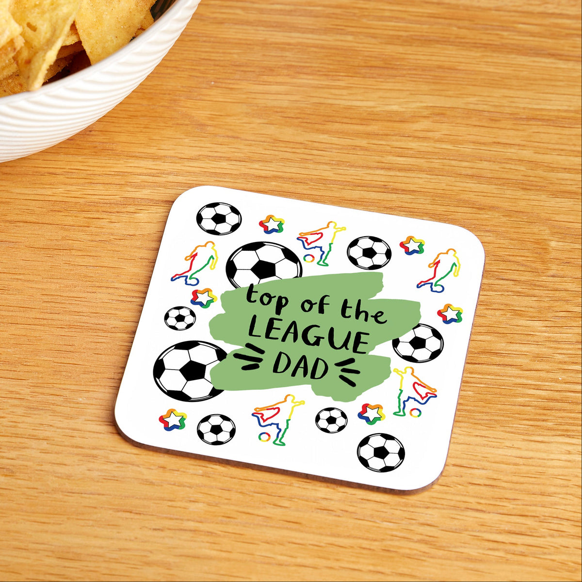 Choose Your Message Football Coaster