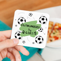 Choose Your Message Football Coaster