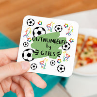 Choose Your Message Football Coaster