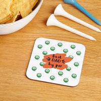 Choose Your Message Golf Coaster