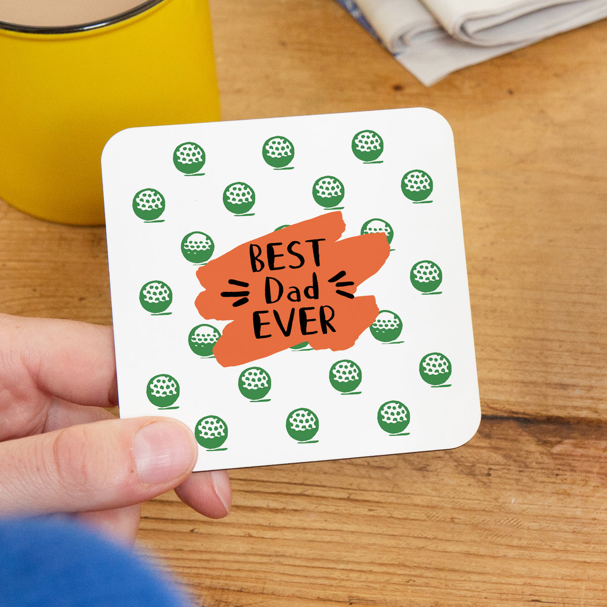 Choose Your Message Golf Coaster