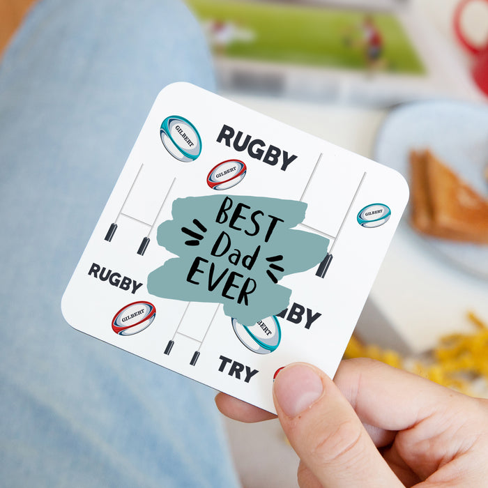 Choose Your Message Rugby Coaster