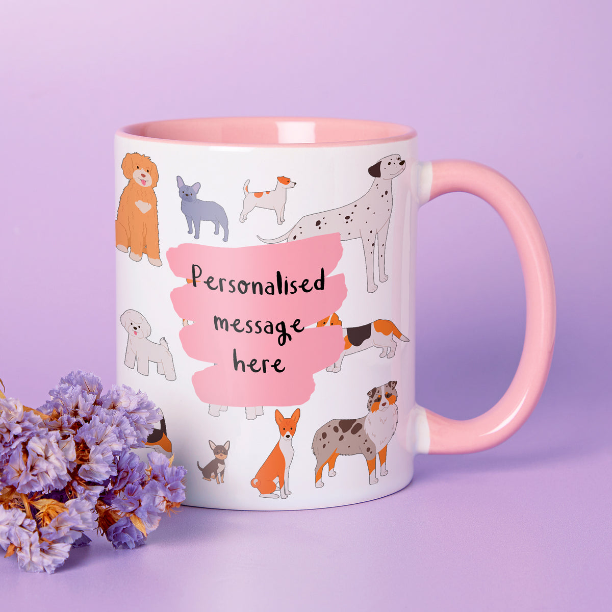 Dog Mum Wrap Design Mug