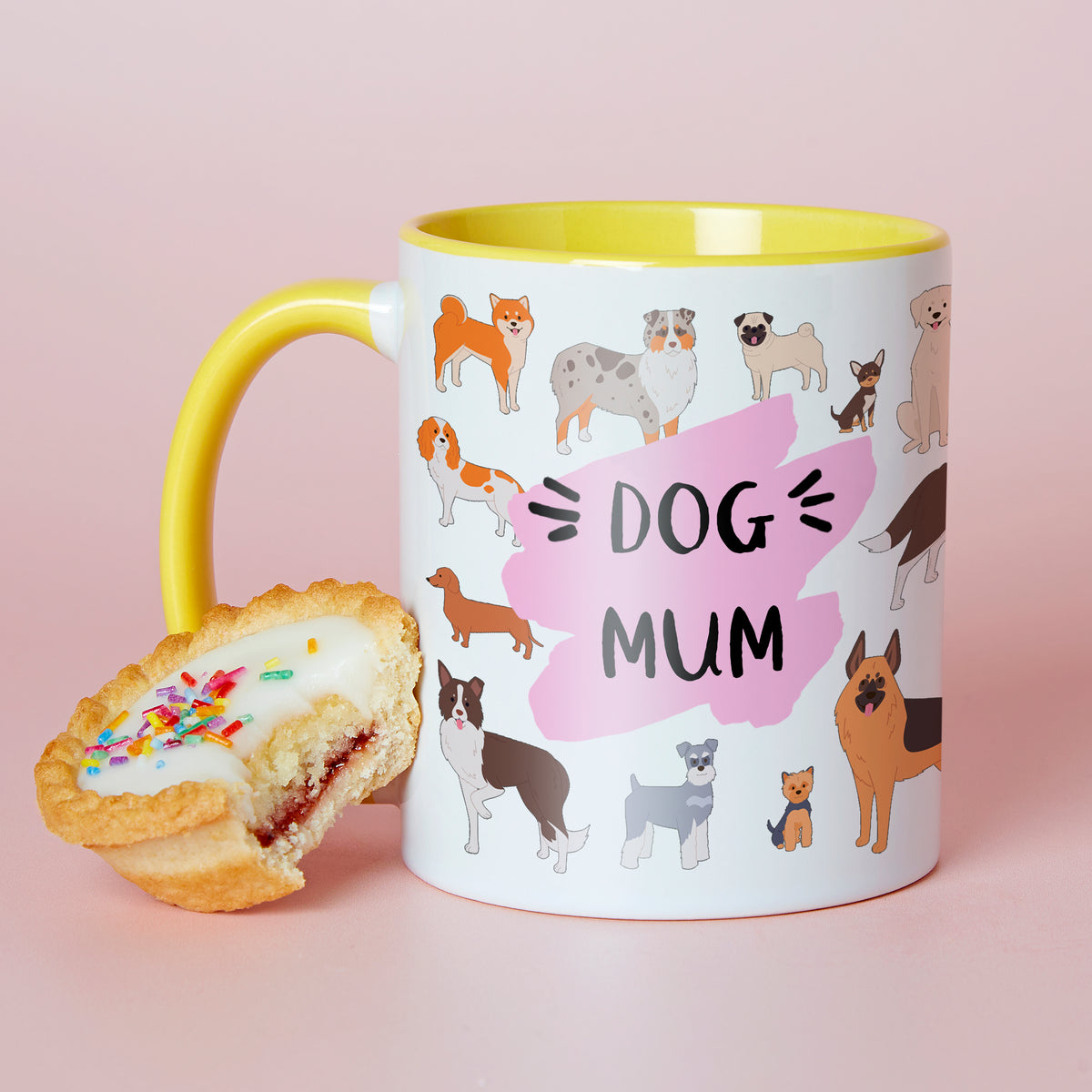 Dog Mum Wrap Design Mug