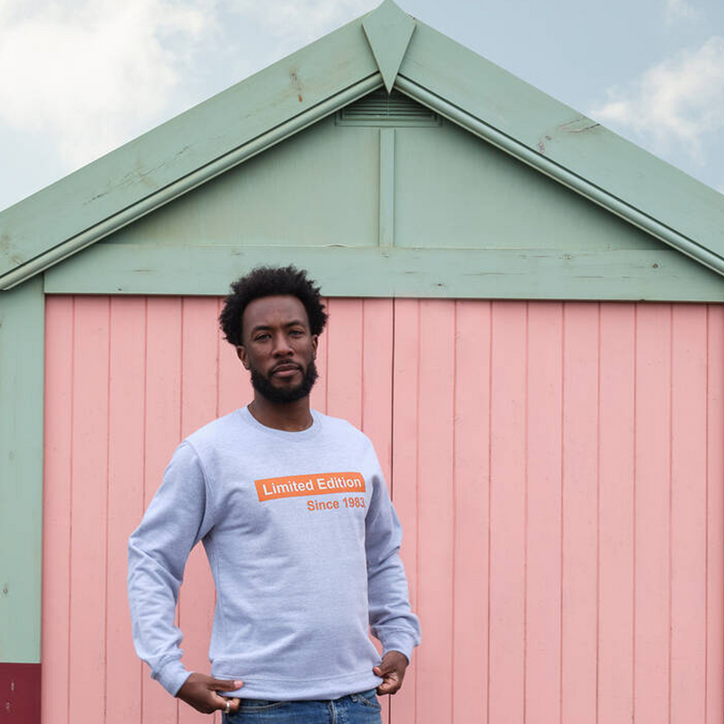 Personalised Birth Year Limited Edition Mens Sweatshirt Ellie Ellie