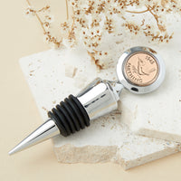 80th Birthday 1946 Farthing Coin Bottle Stopper