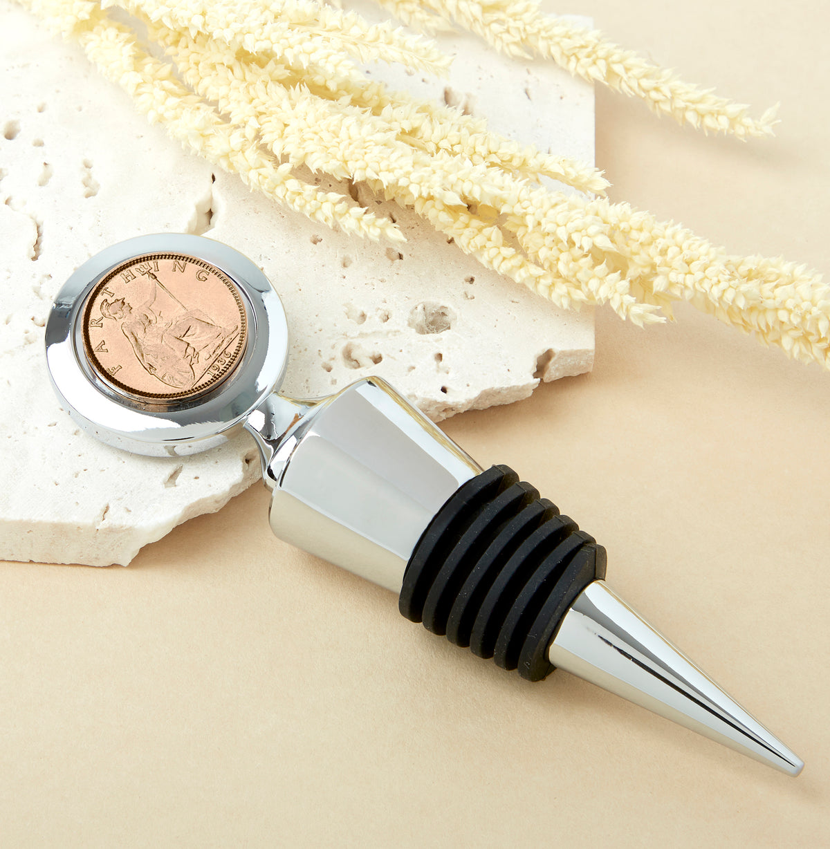 Farthing 90th 1936 Coin Bottle Stopper