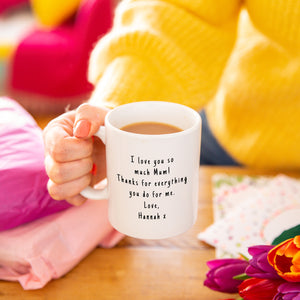 'Mum, To Me You're The World' Mother's Day Mug