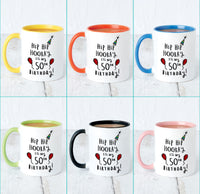 Hip Hip Hooray It's My 50th Birthday' Mug