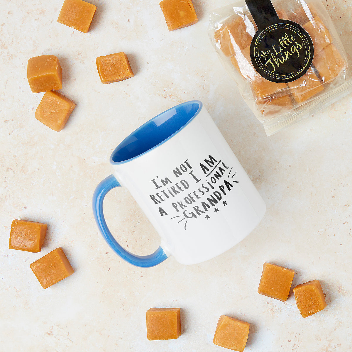 I'm Not Retired I'm A Professional Grandpa Mug and Sweet Set Father's Day Gift