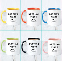 'Getting Piste' Ski Mug