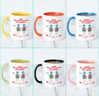 Personalised Valentines His & His Mug