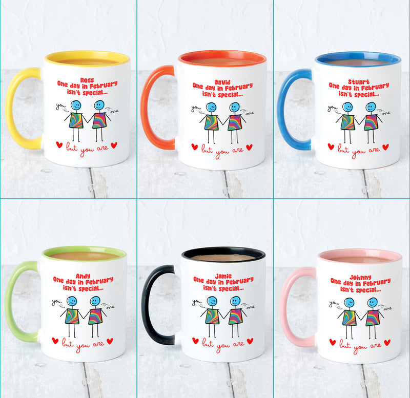 Personalised Valentines His & His Mug