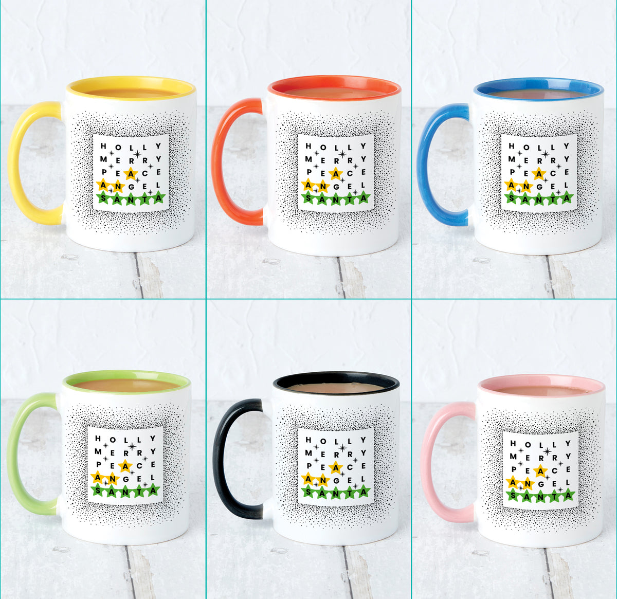 Wordle Christmas Mug